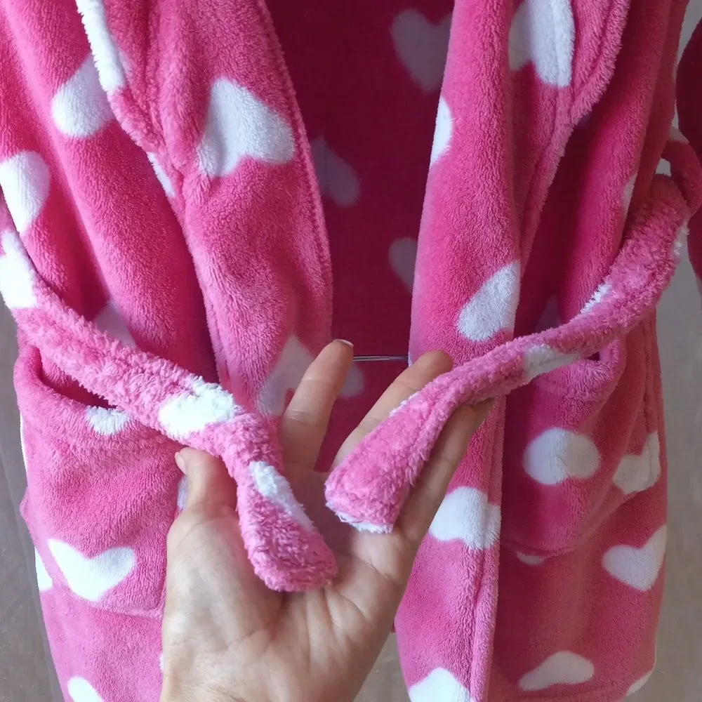 The Children's Place Heart Soft Robe Girls Size 5/6